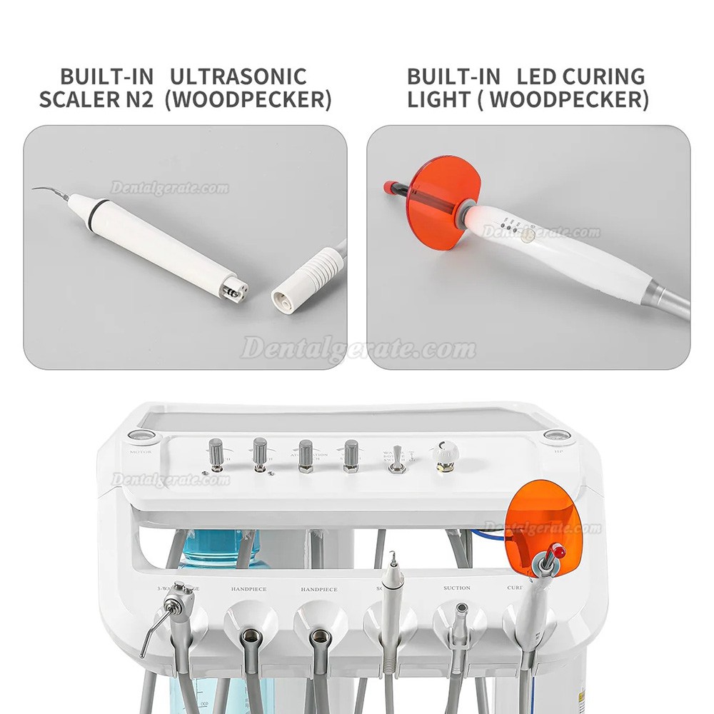 Mobile dentaleinheit behandlungseinheit B033 mit luftkompressor